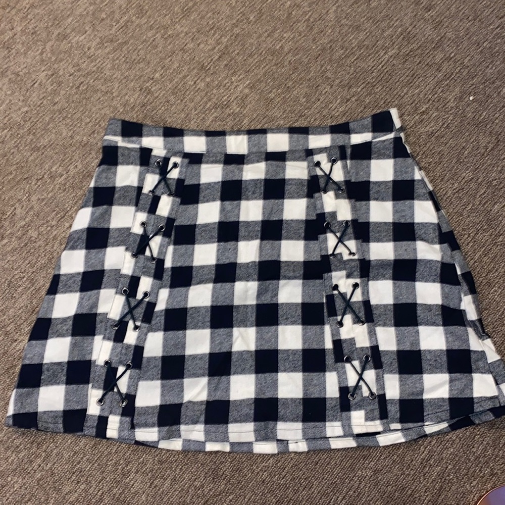Checkered Skirt